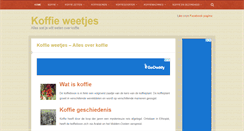 Desktop Screenshot of koffie-weetjes.nl