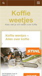 Mobile Screenshot of koffie-weetjes.nl